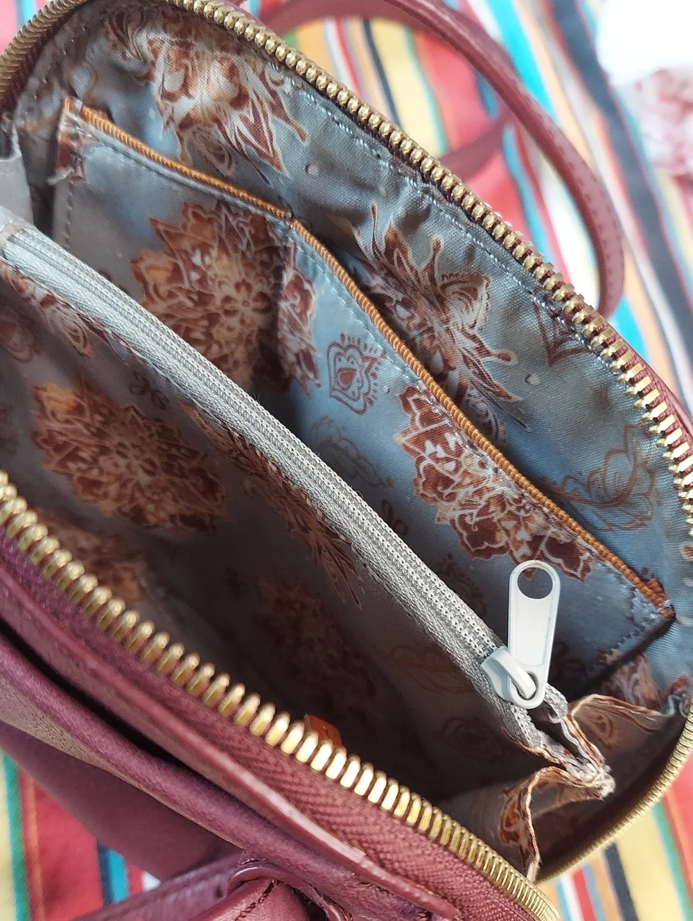 Gorgeous HOBO Leather Crossbody - Purple